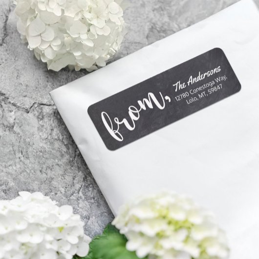 Moderne Simple Plain Typography Calligraphy Script Etiket