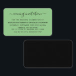 Moderne Simple Script Evening Event Ticket nodigt<br><div class="desc">Modern Simple Script Evening Event Ticket Invitations,  ideaal voor een stijlvolle huwelijksfeest.</div>