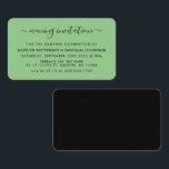 Moderne Simple Script Evening Event Ticket nodigt<br><div class="desc">Modern Simple Script Evening Event Ticket Invitations,  ideaal voor een stijlvolle huwelijksfeest.</div>
