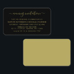 Moderne Simple Script Evening Event Ticket nodigt<br><div class="desc">Modern Simple Script Evening Event Ticket Invitations,  ideaal voor een stijlvolle huwelijksfeest.</div>