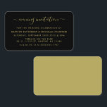 Moderne Simple Script Evening Event Ticket nodigt<br><div class="desc">Modern Simple Script Evening Event Ticket Invitations,  ideaal voor een stijlvolle huwelijksfeest.</div>
