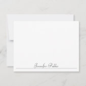 Moderne Simple Sjabloon Script Name Typografie (Voorkant)