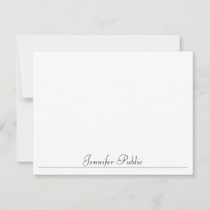 Moderne Simple Sjabloon Script Name Typografie