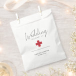 Moderne Simple Wedding Recovery Kit Bedankzakje<br><div class="desc">Modern Simple Wedding Recovery Kit Favor Bag Modern & Simple Wedding Recover Kit & Hangover Kit Bag voor bruiloft</div>