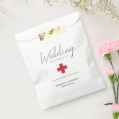 Moderne Simple Wedding Recovery Kit Bedankzakje (Gezegeld)