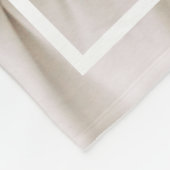 Moderne Simple World's Best Grandma Photo Holiday Fleece Deken (Hoek)