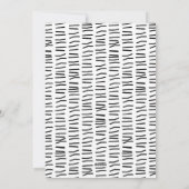 Moderne Simplistische Foto Kerst Kaart (Achterkant)