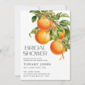 Moderne Sinaasappels  Citrus Bruidsmeisjesfeestje Kaart (Voorkant)