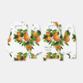 Moderne Sinaasappels fruit | Bruiloft Bedankdoosjes (Uitgevouwen)