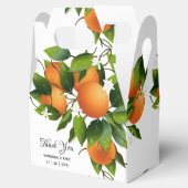 Moderne Sinaasappels fruit | Bruiloft Bedankdoosjes (Geopend)