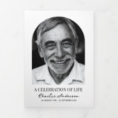 Moderne Single Arch Fotoviering van het Leven Drieluik Programma (Cover)