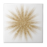 Moderne Single Gold Starburst Tegeltje<br><div class="desc">Het moderne ontwerp is voorzien van één gilterige goudstoot op een witte achtergrond. Eenvoudig, schoon modern design. Creëer uw eigen douanetegel door een nieuw afbeelding te uploaden, of gebruik de "bericht"knoop om de ontwerper voor hulp te contacteren. Om uw eigen ontwerp te creëer: 1. Selecteer personaliseren deze sjabloon. 2. Vervang...</div>