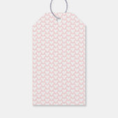 Moderne Sip Sip Hooray, Pop de top bedankt Harteli Cadeaulabel (Achterkant)