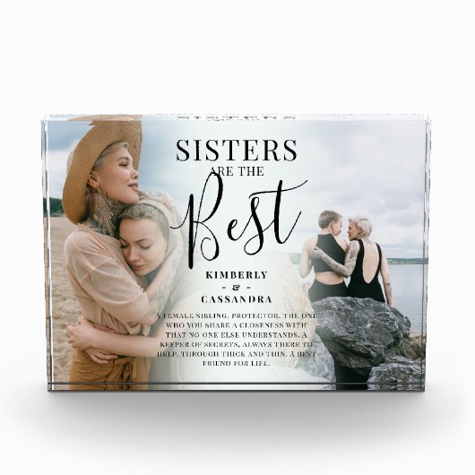 Moderne 'SISTERS' zijn de beste keepslag Fotoblokken (Voorkant)