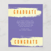 Moderne Sjabloon Afstuderen (Achterkant)