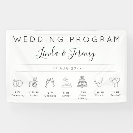 Moderne Sjabloon Banner in de orde van de gebeurte (Horizontaal)