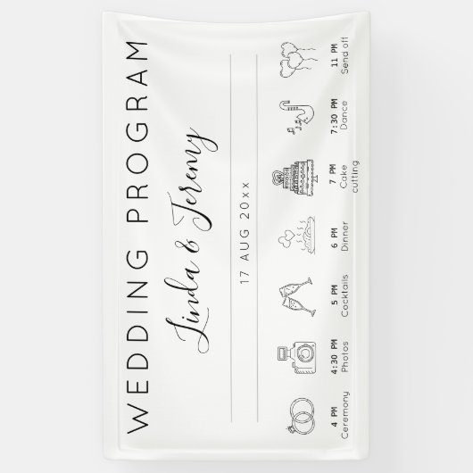 Moderne Sjabloon Banner in de orde van de gebeurte (Verticaal)