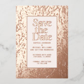 Moderne Sjabloon Bewerkbare foto opslaan (Voorkant)