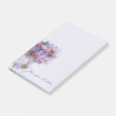 Moderne Sjabloon Bloemen Olieverfschilderij Hand S Post-it® Notes (Schuin)