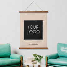 Moderne Sjabloon Business Company Logo Beige