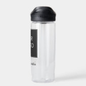 Moderne Sjabloon Business Company Logo Waterfles (Achterkant)