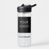 Moderne Sjabloon Business Company Logo Waterfles (Links)