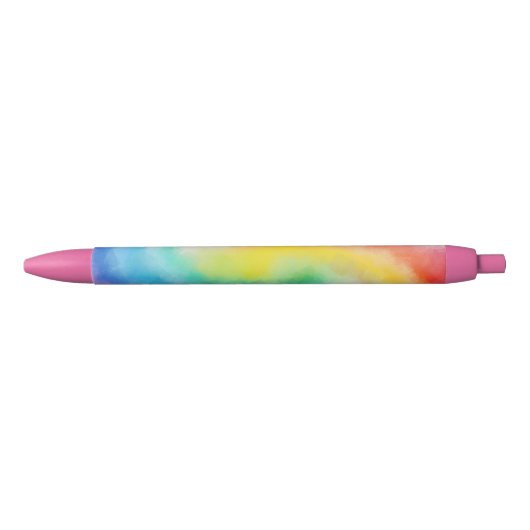 Moderne sjabloon Elegant Rood Roze Geel Blauw Blauwe Inkt Pen (Voorkant)