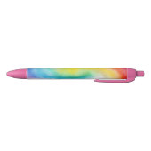 Moderne sjabloon Elegant Rood Roze Geel Blauw Blauwe Inkt Pen (Bodem)