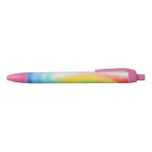Moderne sjabloon Elegant Rood Roze Geel Blauw Blauwe Inkt Pen (Bovenkant)