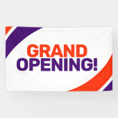 moderne sjabloon grand opening business banner (Horizontaal)