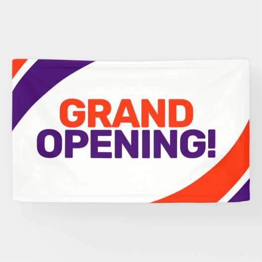 moderne sjabloon grand opening business banner (Horizontaal)