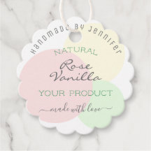 Moderne Sjabloon Pastel Kleuren Productverpakking