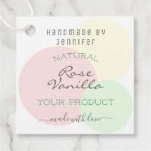 Moderne Sjabloon Pastel Kleuren Productverpakking