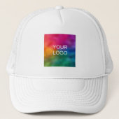 Moderne Sjabloon Upload uw eigen Logo Voeg tekst t Trucker Pet (Voorkant)
