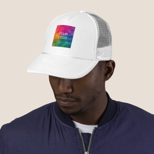 Moderne Sjabloon Upload uw eigen Logo Voeg tekst t Trucker Pet (In situ)