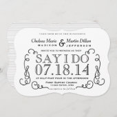 Moderne  Sjabloon van de Uitnodiging van het Band  (Voorkant / Achterkant)