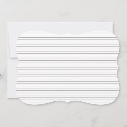 Moderne  Sjabloon van de Uitnodiging van het Band  (Achterkant)