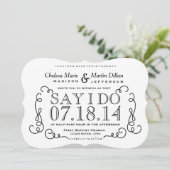 Moderne  Sjabloon van de Uitnodiging van het Band  (Staand voorkant)