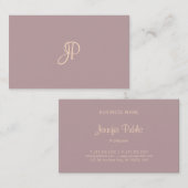 Moderne Sjabloon van het Manuscript van de Kalligr Visitekaartje (Voorkant / Achterkant)