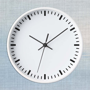 Moderne Sjabloon van houtsklok - Creëer uw eigen Ronde Klok