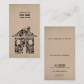 Moderne Sjabloon van onroerend goed voor onroerend Visitekaartje (Voorkant / Achterkant)