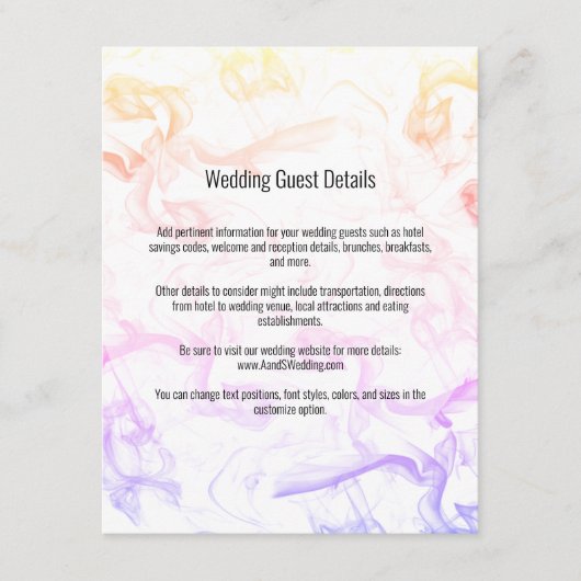 Moderne Sjabloon voor kleurrijke regenboog (Voorkant)