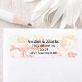 Moderne Sjabloon voor kleurrijke regenboog Etiket (Insitu)