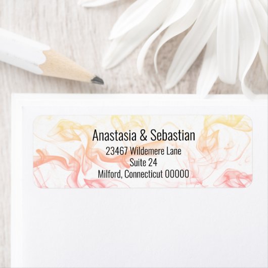 Moderne Sjabloon voor kleurrijke regenboog Etiket (Insitu)