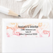 Moderne Sjabloon voor kleurrijke regenboog Etiket (Insitu)