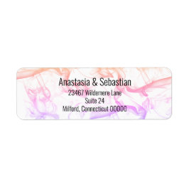 Moderne Sjabloon voor kleurrijke regenboog Etiket