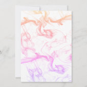 Moderne Sjabloon voor kleurrijke regenboog Kaart (Achterkant)