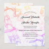 Moderne Sjabloon voor kleurrijke regenboog Kaart (Voorkant / Achterkant)