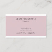 Moderne Sjabloon voor schoon ontwerp elegant mooi Visitekaartje (Voorkant)