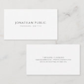 Moderne Sjabloon voor slim ontwerp elegant Profess Visitekaartje (Voorkant / Achterkant)